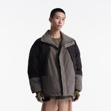 Unisex Winter Cotton Coat Stand-up Collar Cotton-Padded Clothes Vintage Loose and Warm Cotton Jacket