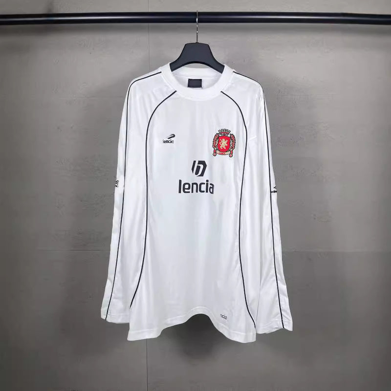 Mens T-shirts Balen Paris Loose Football Jersey Embroidered Logo