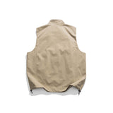 Unisex Hoodie Autumn Multi-Pocket Zipper Vest