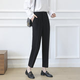 Women Sweatpants Suit Pants Straight-Leg Pants Overalls