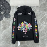 Chh Chrome Hearts Hoodie Classic Cross Scroll Letter Color Hooded Sweater