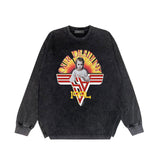 Amiri Long Sleeve Shirt Vintage T Shirt Washed and Worn Vintage Long Sleeve T-shirt