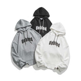 Unisex Sweater Autumn Letter Hooded Sweater