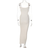 Women Dresses Winter Sexy Backless Cutout Sling Dress