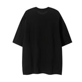 Men T Shirt Oversize Hip Hop Retro Half Sleeve T-shirt