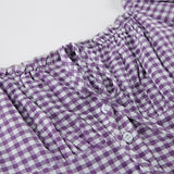 Women Dress Plaid Dress Spring/Summer A- line Skirt