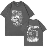 Rock Band The Exploited Retro Graphic Tee Shirt Punks