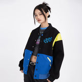 Men Jacket Coat Baseball Uniform Jacket Men's Autumn and Winter Racing Suit Baggy Coat