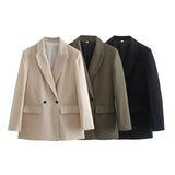 Women Suits Spring and Autumn Two Button Business Suit Tailored Suit Coat