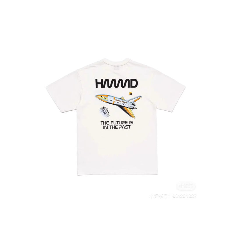 Men T-shirts Slub Cotton Loose Short Sleeves