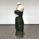 Women's Evening Dress Sexy Backless Sheath Skirt