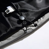 Unisex Winter Cotton Coat Stand-up Collar down Jacket Vintage Zipper Pocket down Jacket