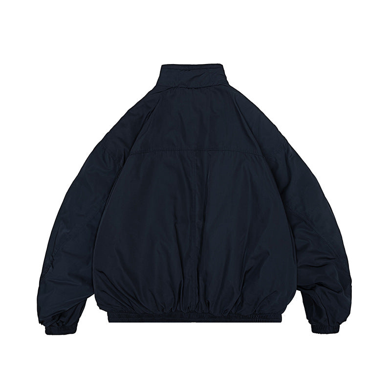 Unisex Winter Cotton Coat Vintage Loose Flight Jacket Cotton-Padded Jacket