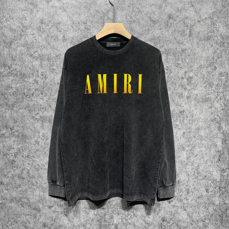 Amiri Long-Sleeve Shirt Vintage Long Sleeve T-shirt