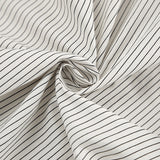 Women Dress Stripe Long Sleeve Shirt Skirt