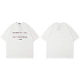 Men T Shirt Oversize Hip Hop Retro Couple Short Sleeve T-shirt