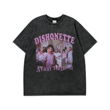 Men T Shirt Summer Angel Print Short Sleeve T-shirt