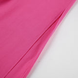 Women Dress Autumn and Winter Leisure Pink Loose Long Dress
