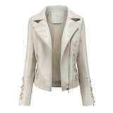 Red Leather Jacket Casual Jacket