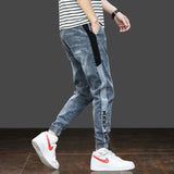 Men Jeans Spring Loose Trousers