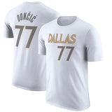 NBA T-Shirts NBA Jersey T-Shirt Mavericks Doncic Irving Basketball Shirt Short Sleeve