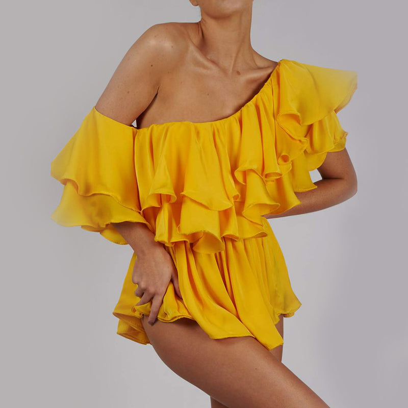 Women Dresses Sexy off-the-Shoulder Dress Skirt (Zns0409)