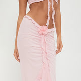 Women Dresses Summer Sexy Camisole Flowers Skirt Suit