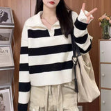 Women Knitwear Spring Polo Collar Knitwear Sweater