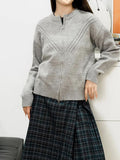Women Knitted Cardigan Fall Coat Top
