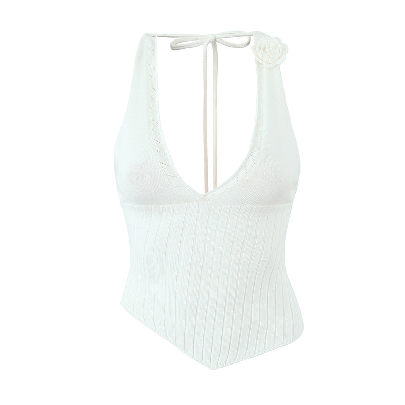 Women Tops Summer Knitted Vest