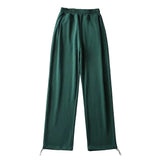 Women Sweatpants Spring Casual Straight-Leg Loose Tappered Sweatpants