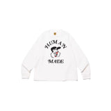 Mens T-shirts Vintage human made Mickey Rabbit Long Sleeve T-Shirt ins