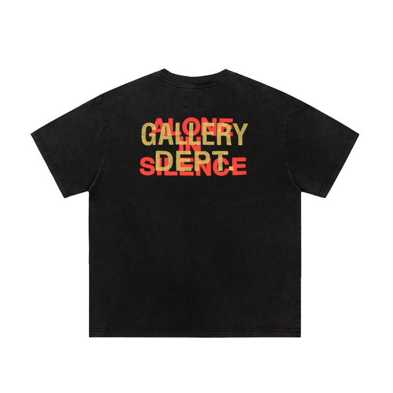 Gallery Dept T Shitrs Vintage Print Short Sleeves plus Size Men