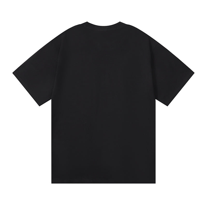 Purple Brand T Shirts Spring/Summer Painted Print Men's and Women's Casual Short-Sleeved T-shirt