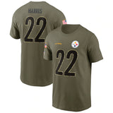 NFL T-Shirts NFL Football Printed Jerseys Short Sleeves Outdoor Sports Loose