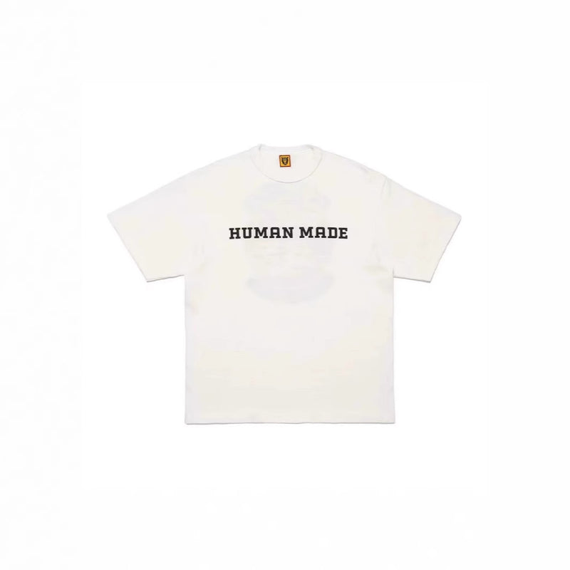 Men T-shirts Tiger Head Print Crew Neck T-Shirt Loose Casual Short Sleeves