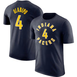 NBA T-Shirts NBA Basketball T-Shirt Pacers Jersey Short Sleeve Men's Sports