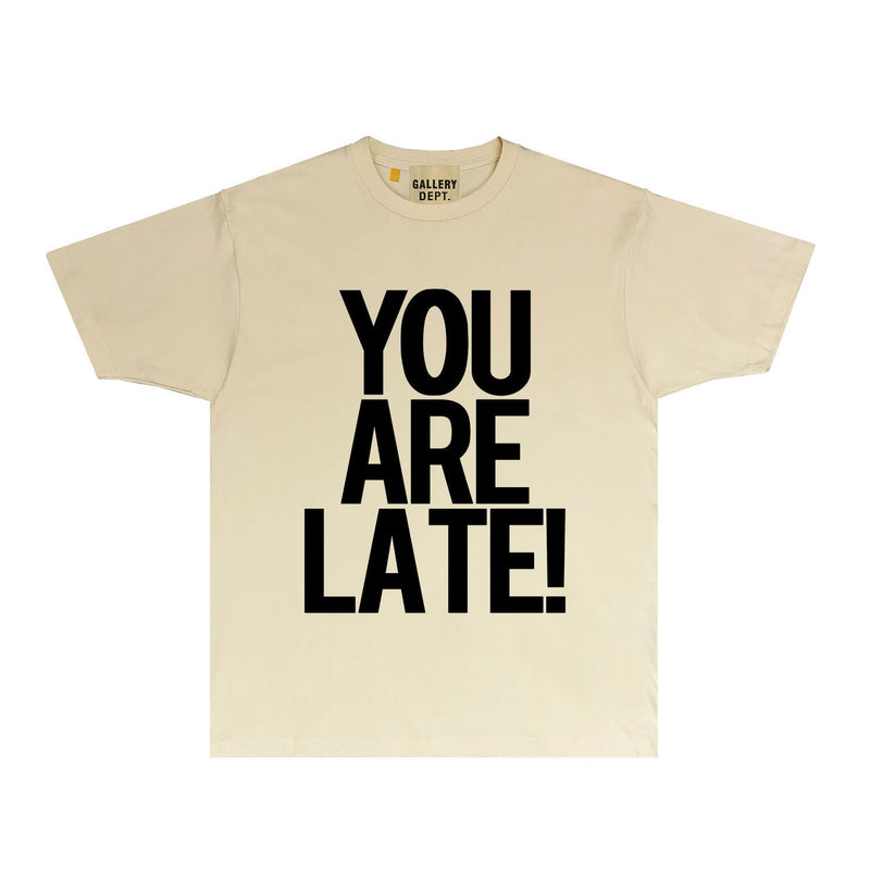 Gallery Dept T Shirts European And American Tee Shirt Short Sleeve T-Shirt Blouse