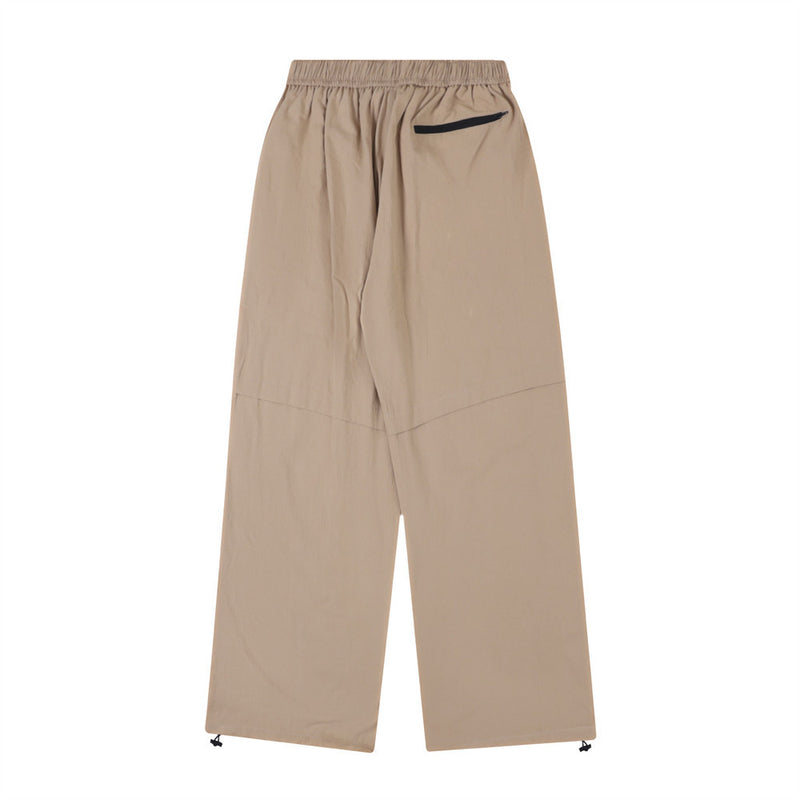 Men Sweatpants Wide-Leg Overalls Men's Loose Sports and Leisure Straight Solid Color Trousers