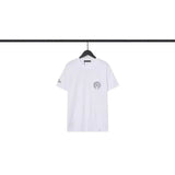 CHH Chrome Heart T Shirts Sanskrit Color Printing Loose Casual Versatile Crew Neck Short Sleeve T-Shirt