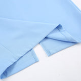 Women Dress Spring/Summer round Neck Puff Sleeve Dress Sheath Tight Dress