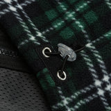 Unisex Winter Cotton Coat Plaid Hooded Fleece Padded Coat Vintage Loose and Warm Cotton-Padded Coat