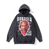 Men Hoodie Hiphop Vintage Hoodie Hip Hop Washed and Worn Hooded Sweater for Men and Women