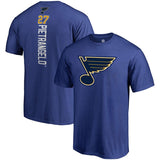 NHL T-Shirts NHL Blues Ice Hockey Suit T-Shirt Sports Loose T-Shirt Short Sleeve