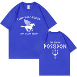 Percy Jackson Custom Camp Half Blood Print T Shirt Men Women