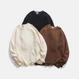 Unisex Sweater Winter Minimalist Crew Neck Sweater