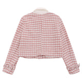 Women Jacket Lapel Loose Multicolor Casual Button Jacket Top