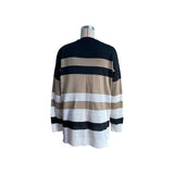 Women Knitted Sweater Autumn Long Sleeve Color Matching