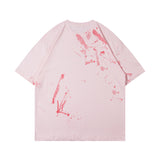 Men T Shirt Oversize Hip Hop Retro Couple Short Sleeve T-shirt