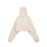 Women Jacket Fall Loose Casual Print Long Sleeve Outdoor Jacket Coat